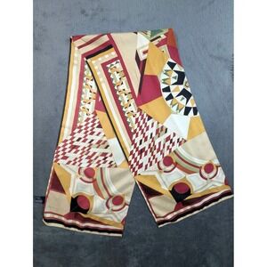 Frank Lloyd Wright Scarf Museum Of Modern Art New York 100% Silk Stained Glass